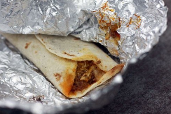 Burritos in foil as desired