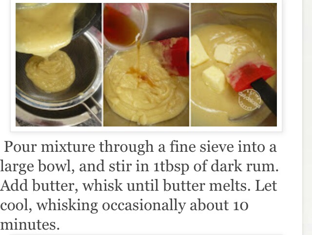 Vanilla Rum Pie Recipe