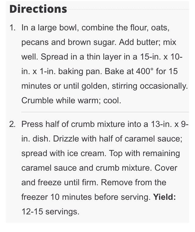 🌀 CARMEL PECAN ICE CREAM DESSERT 🌀