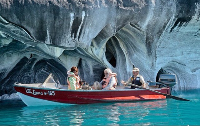 Marble Caverns of Carrera Lake, Chile
