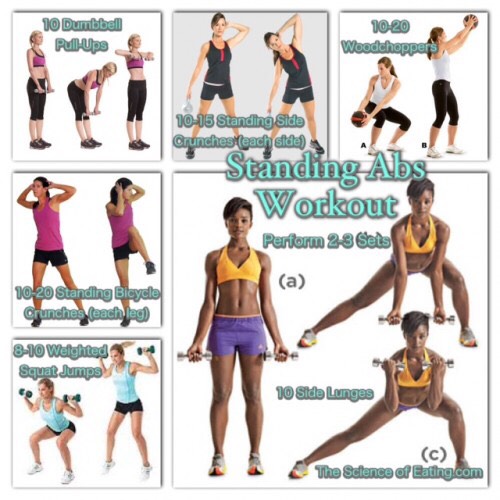 Standing Up Ab Exercises  