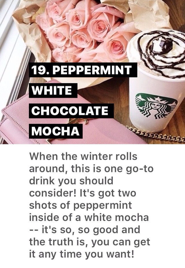 29 BEST STARBUCKS DRINKS 