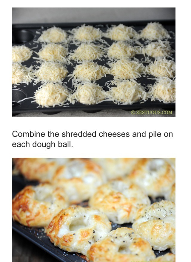 " Delicious Garlic & Cheese Biscuit Bombs"😋