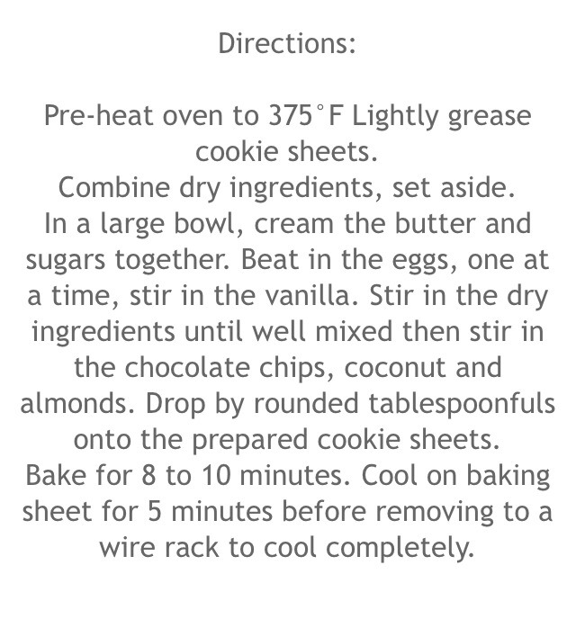 Almond Joy Cookies