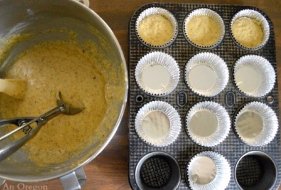 Gluten Free, Honey-Sweetened Lemon Flaxseed Muffind