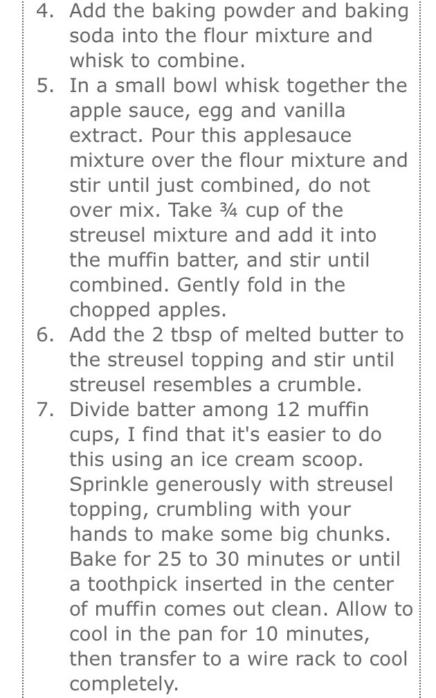 Apple Coffee Cake Muffins