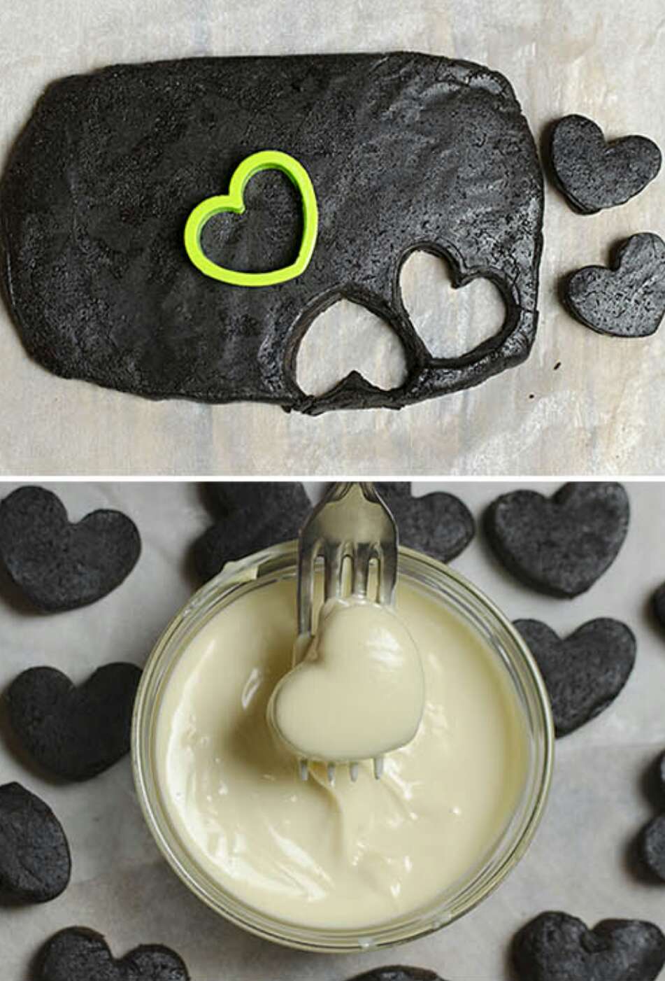 Oreo Truffles With Valentine Hearts For Valentines Day!