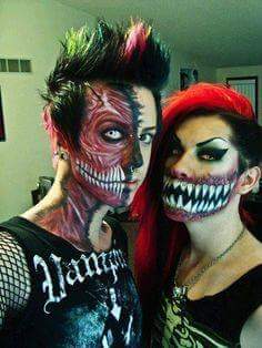 Cool Halloween Makeup. 