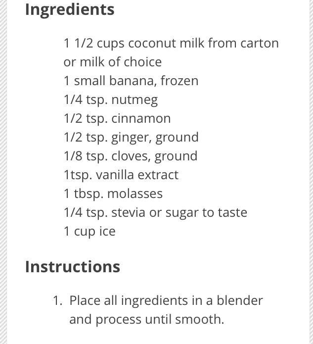 Gingerbread Cookie Shake 