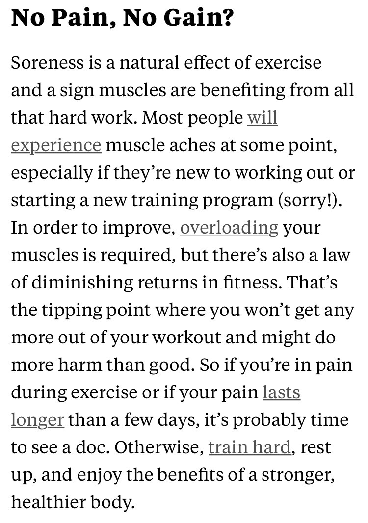 Muscles Soreness After Workout out