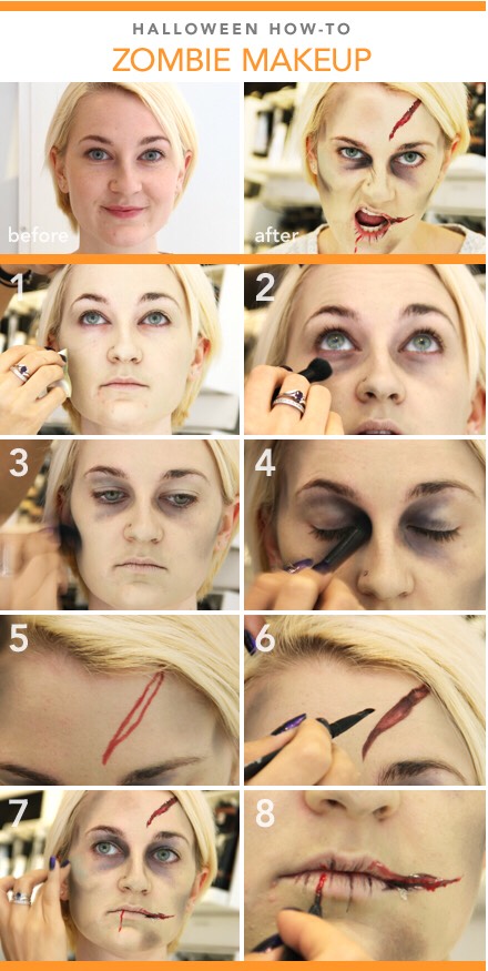 Horrifying Makeup Tutorials For Halloween Costume
