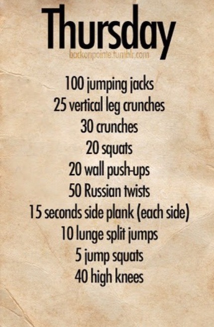 7 Day Workout That Actually Works!😋