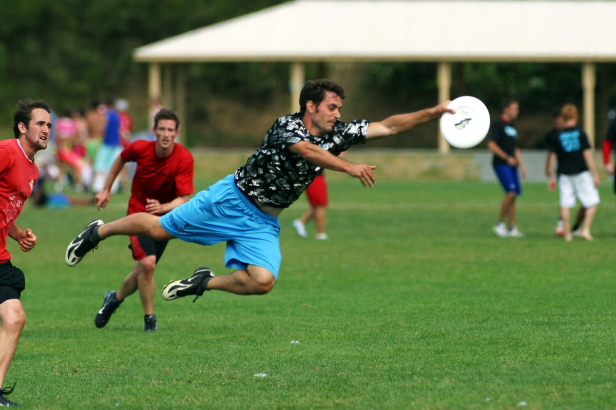 Play frisbee - this is better if you have more than one person, great to play with little siblings who don't really know what to do, take them to the park with a frisbee, it will tire them out