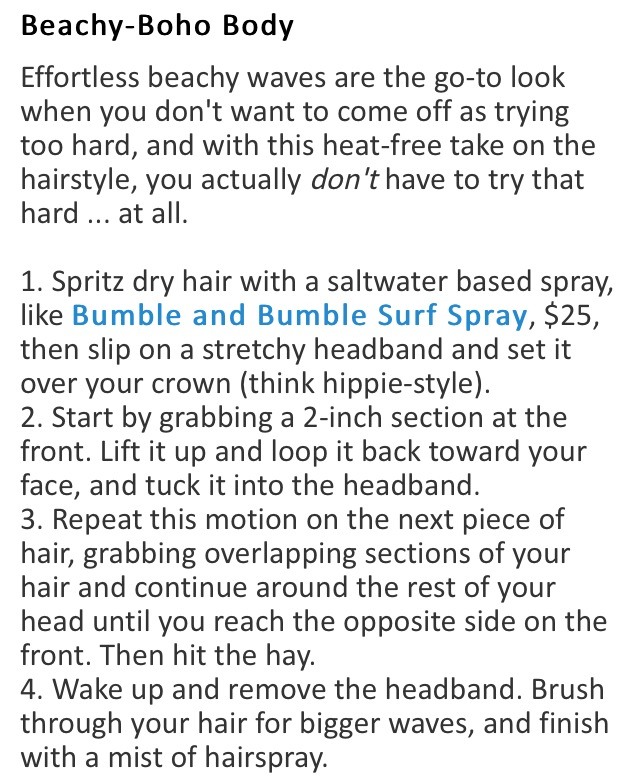 5 Overnight Hairstyles !! ❤️