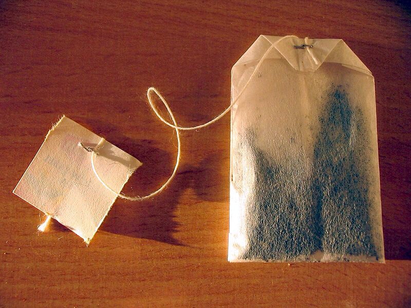 a bag of tea removes excess oilyness in your face....