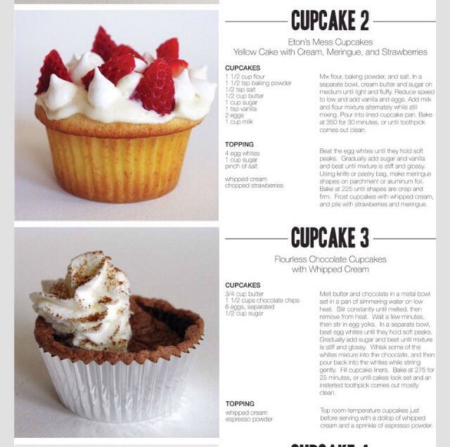 💙30 Different Easy To Make Cupcake Recipes!!!!!(:💙