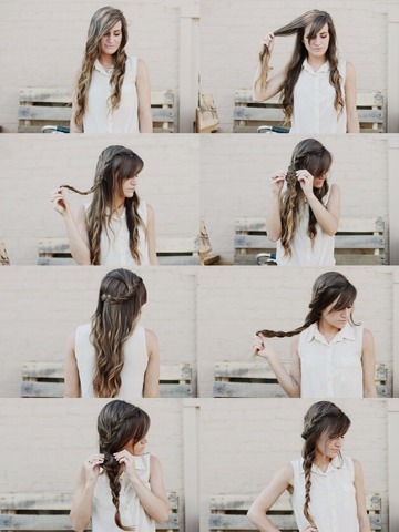 Double Braid Hair Tutorial.