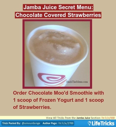 💟✨Jamba Juice Secret Menu & How To Order/ Make Them✨💟