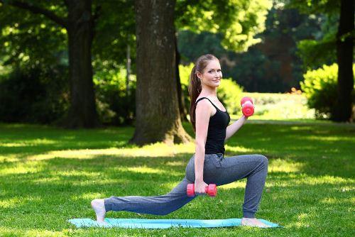 Lunges

To tone the muscles in your legs try doing lunges. Lunges give you such amazing results because they isolate every leg individually, helping transform your body. To add some cardio and boost the intensity, do some jump lunges.