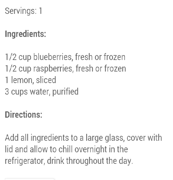The Lemon Berry Fat Flush Drink!!!