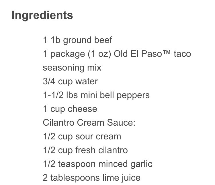 Mini Taco Stuffed Peppers!!!