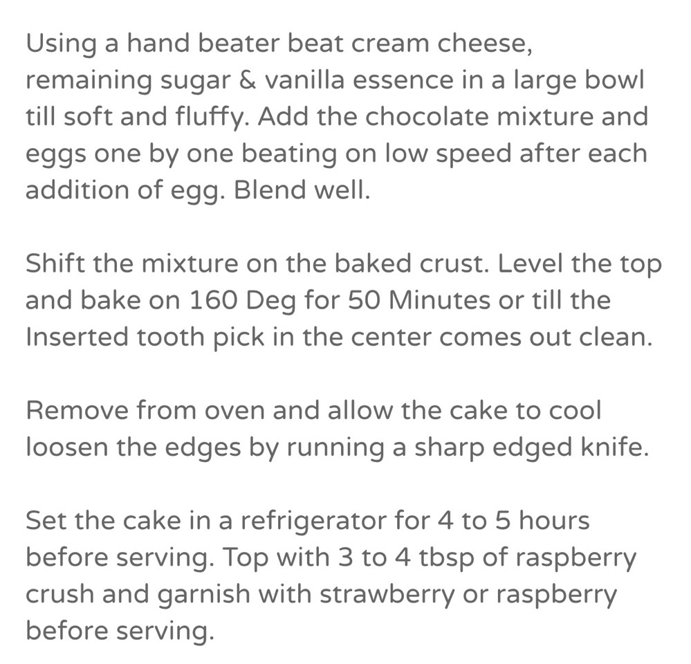 White Chocolate Cheesecake