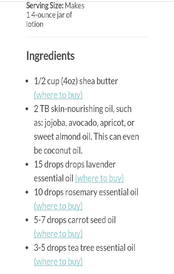 DIY Deep Conditioning Lotion!