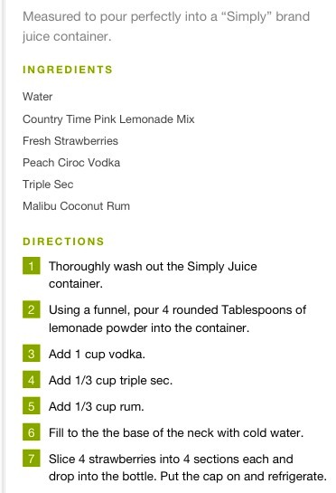 Sneaky Beach Cocktail- So Yummy And Perfect For Alcohol Free Beaches!