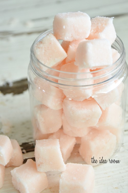 Super Easy Sugar Scrub Cube Recipe