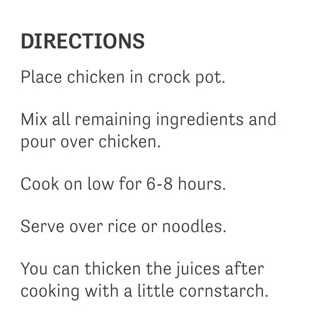 Slow Cooker Garlic Glazed Chicken 
