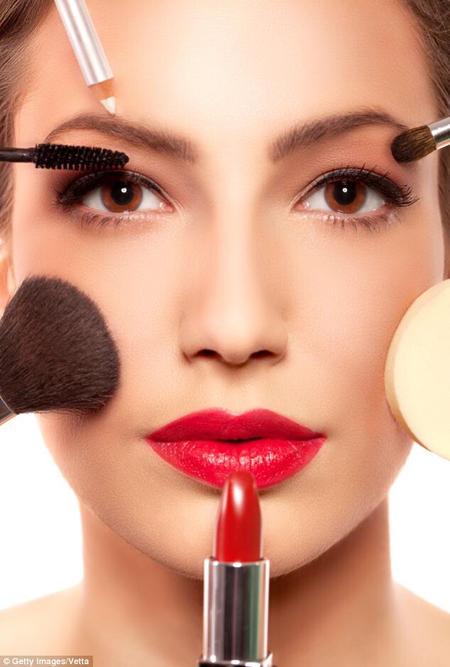 Make up. It enhances you're beauty. It doesn't cover it and make you a Barbie. That's not it. 
•mascara enhances you're eyes 
• lipstick makes you're lips look fuller and smoother 
• blush enhances you're cheekbones. 

-it doesn't make you look fake. It just pulls the beauty to the beholders eye. 