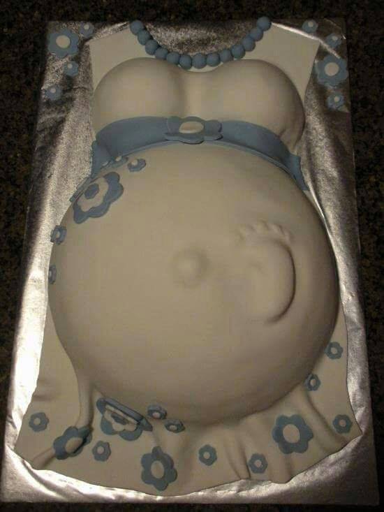 baby shower pregnant belly cakes 