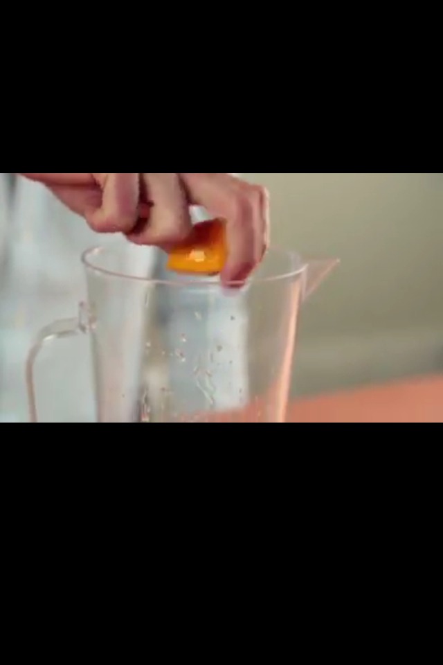 A half of a lemon