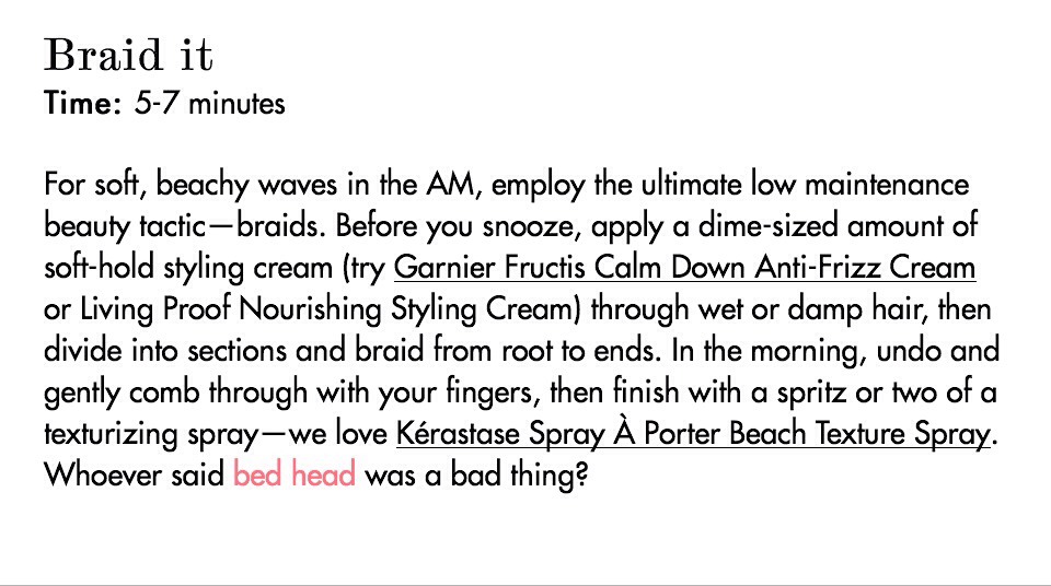 The Busy Girl's Guide To Waking Up Pretty💁