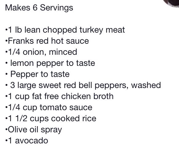 Yummy Healthy Stuffed Bell Pepper With Ground Turkey.