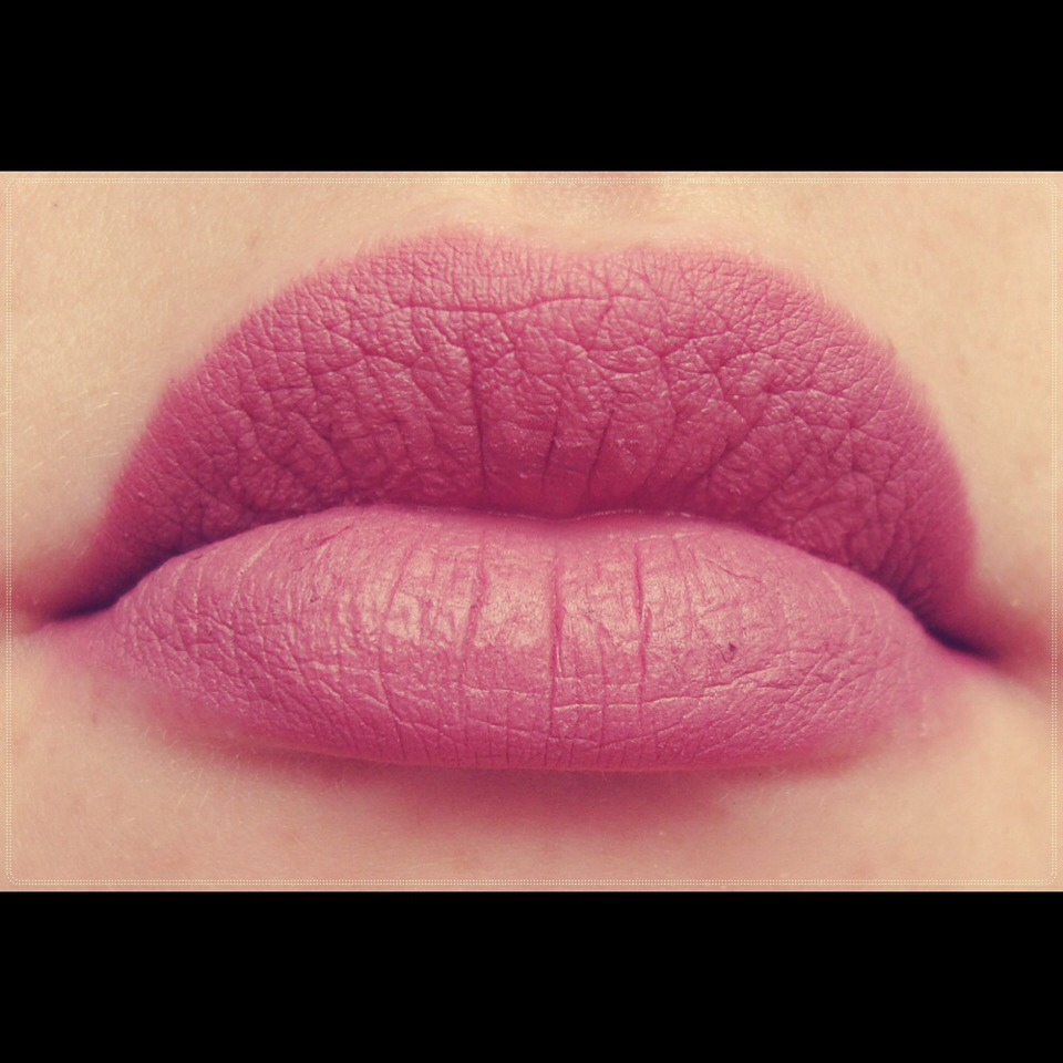 🌸 Apply lipstick (with a lip brush if you have one available to you) in a down-ward motion.. from cupids bow, to each outer corner of your lip, to the center of your lower lip. Take your time with this step, if you make a mistake applying, take a q-tip and some water (or a moisturizer) and remove.