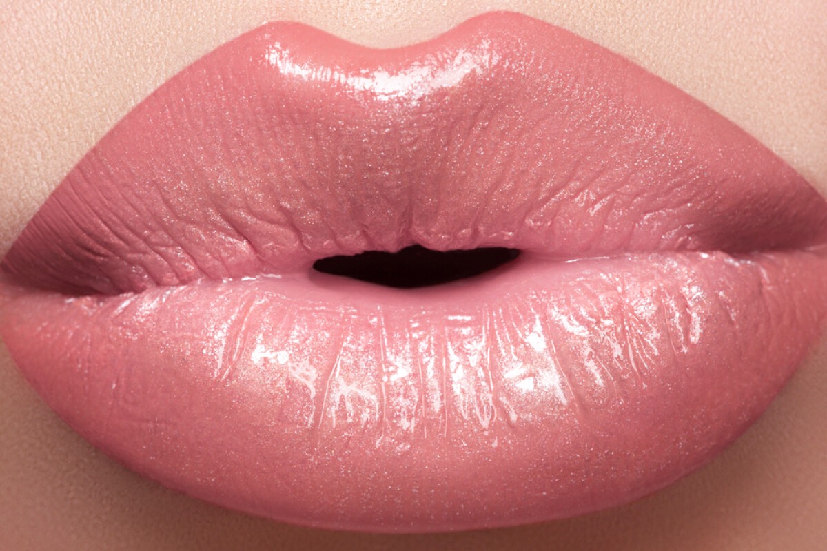 For fuller lips, extend the lip line using a flesh tone lip liner. Be careful not to go overboard.