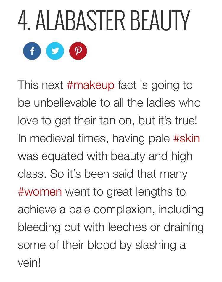 10 Intriguing Facts About Makeup 