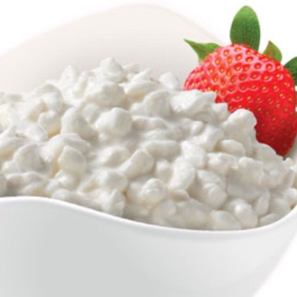Protein packed, low in calories, big difference in butts-- IT'S COTTAGE CHEESE!