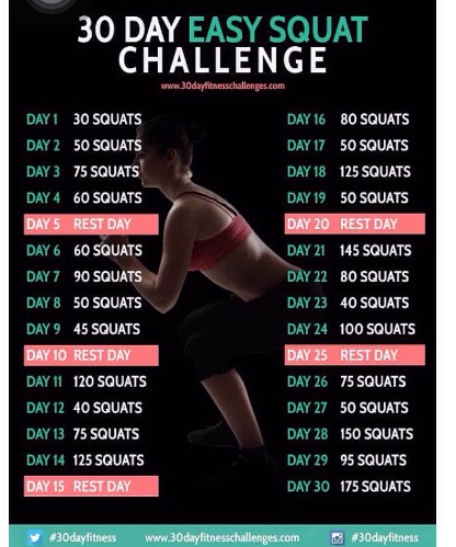 30 Day Workout Challenge 