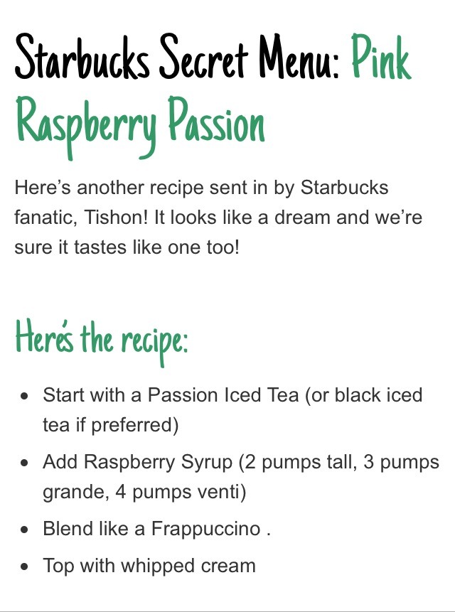 ✨☕️What To Order From Starbucks And How To Order It Part3⃣☕️✨