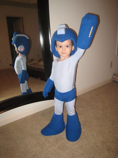 Step 19: Mega Man Costume

Yeah, so basically... I can't thank my wife enough on this part... she is awesome! I would have spent a TON of time doing these pieces, and they would not have looked half this nice! My wife had never really done anything like this before.