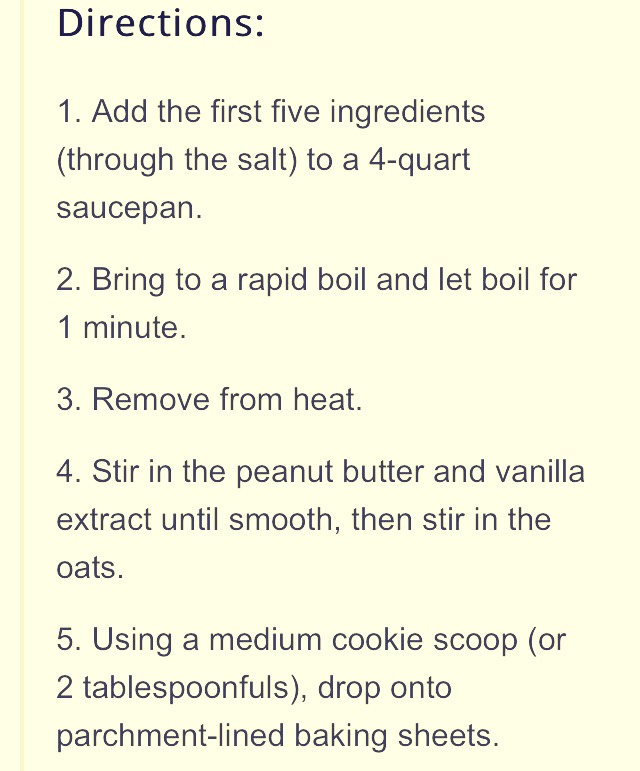 No-Bake Oatmeal, Peanut Butter & Chocolate Cookies