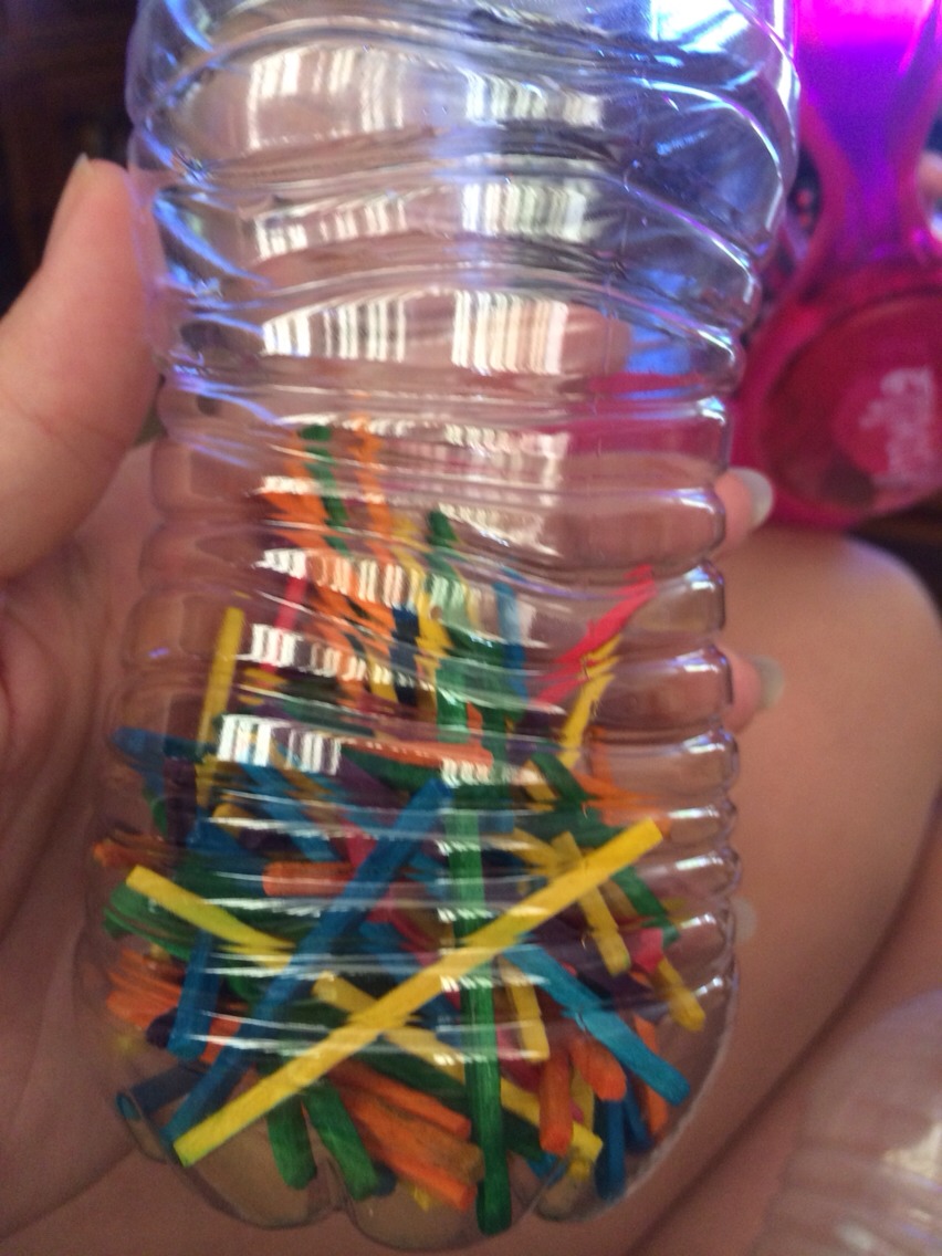 Coloured match sticks