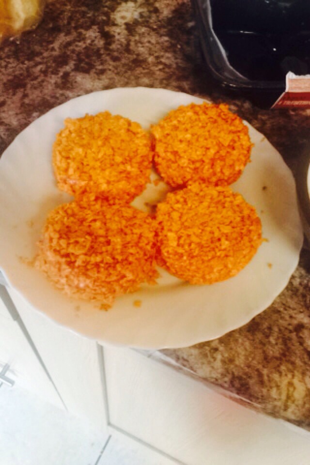 When burgers are completely covered, pop them onto a frying pan and medium heat until all meat is brown and well cooked
