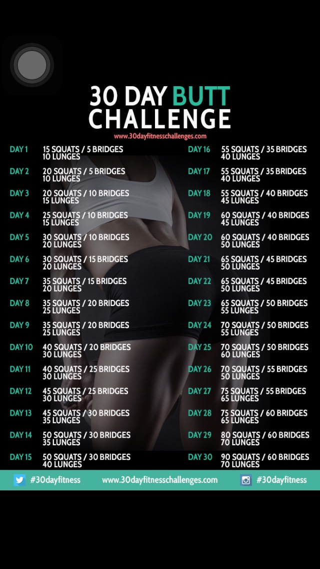 30 Day Challenge Workouts