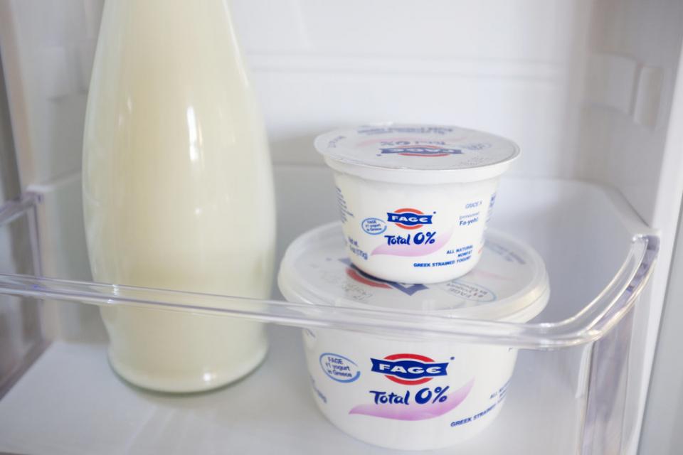 6. Greek Yogurt
Studies have shown that people who eat dairy as part of a calorie-restricted diet lose more weight than those who don't. Greek yogurt is an excellent choice, since it's packed with protein and it's versatile; use it as a marinade, as a sour cream replacement, in baking, and more!
