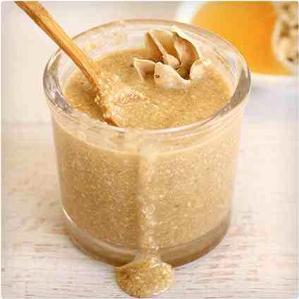 44. Oatmeal Honey Face Scrub

Oatmeal and honey might seem more like a breakfast menu item, but it can lend some nourishment to your face as well. The oatmeal provides the scrubbing effect, and the honey has natural enzymes that can work wonders on tired skin.