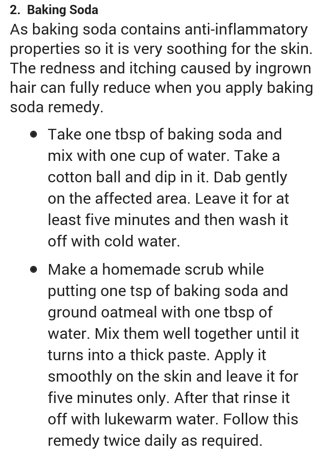 GETRID OF IN GROWN HAIRS LIKE RAZOR BUMPS OR SKIN PIMPLE 