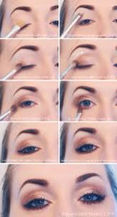 Beautiful Eye Make For Blue Eyes: Step By Step